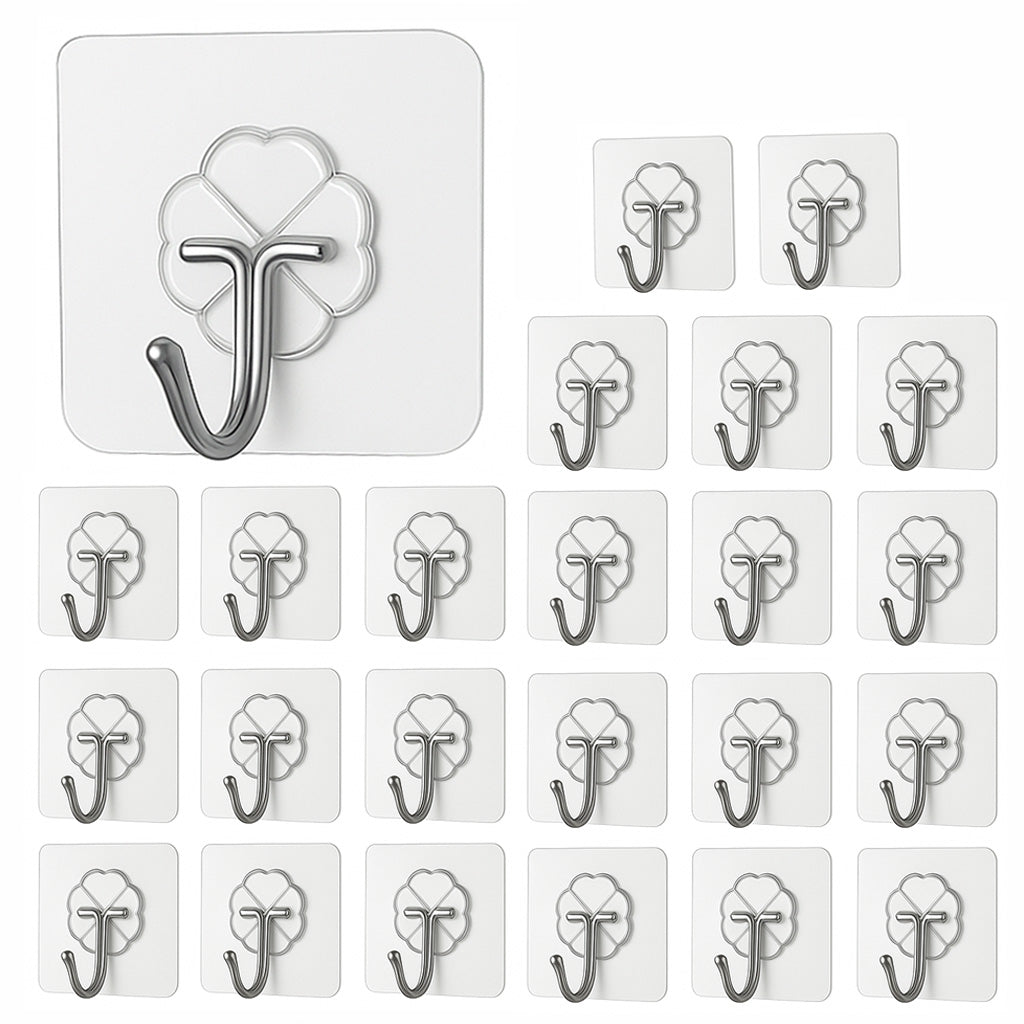 Transparent Self-Adhesive Hooks