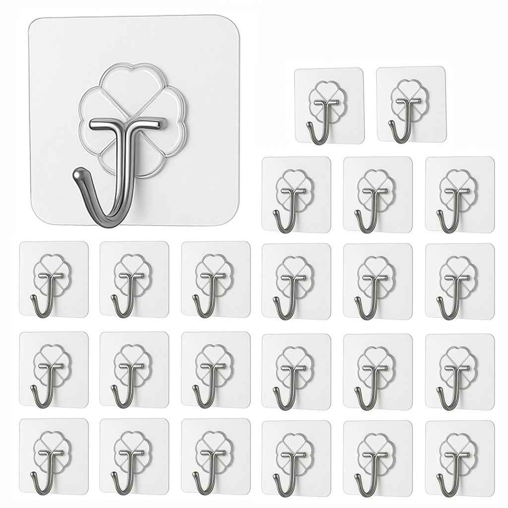 Transparent Self-Adhesive Hooks
