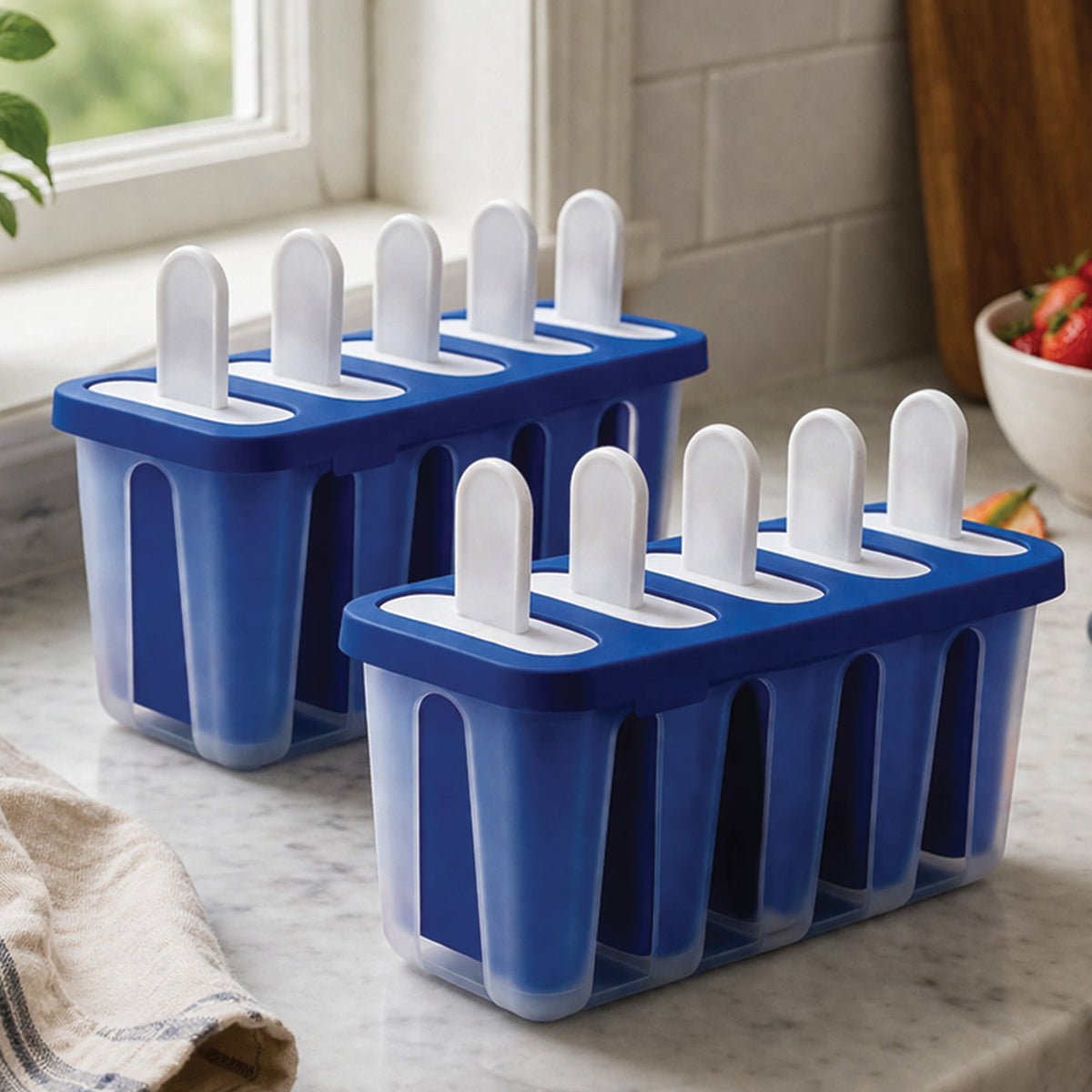 Ice Popsicle Mould 5 Slot - Homestrap