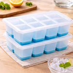 Stackable Ice Cube Tray Mould with Lid - Homestrap