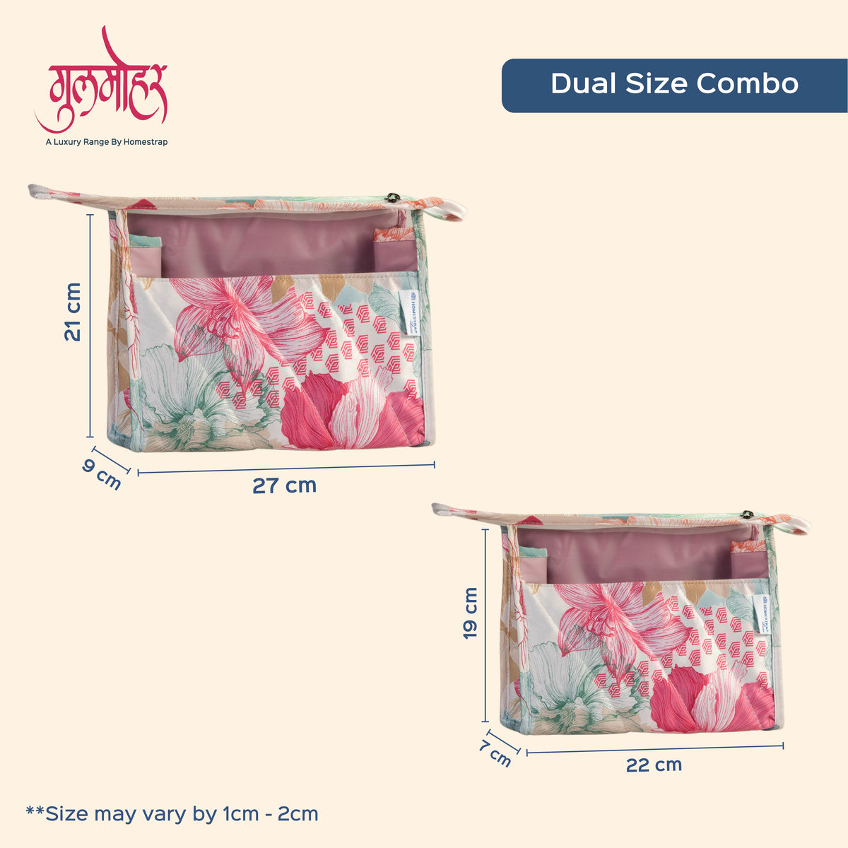 Gulmohar Essentials Pouch Duo - Homestrap