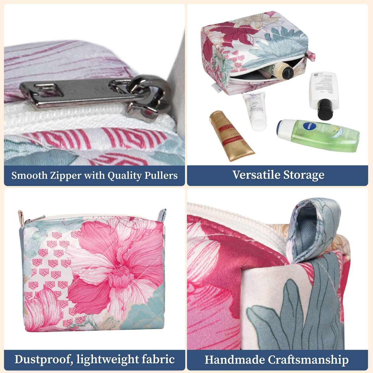 Gulmohar Multipurpose Pouch Organizer|Pack of 2