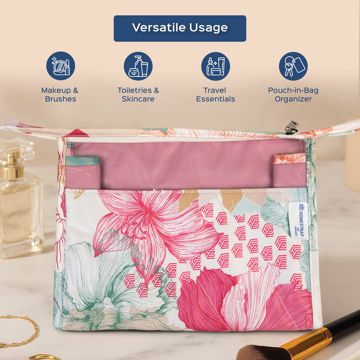 Gulmohar Essentials Pouch Duo - Homestrap