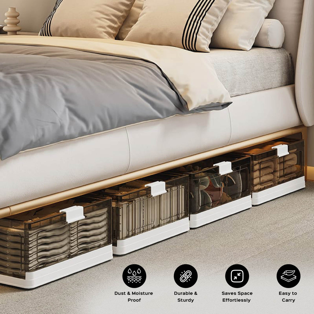 Underbed Rolling Organizer - Homestrap