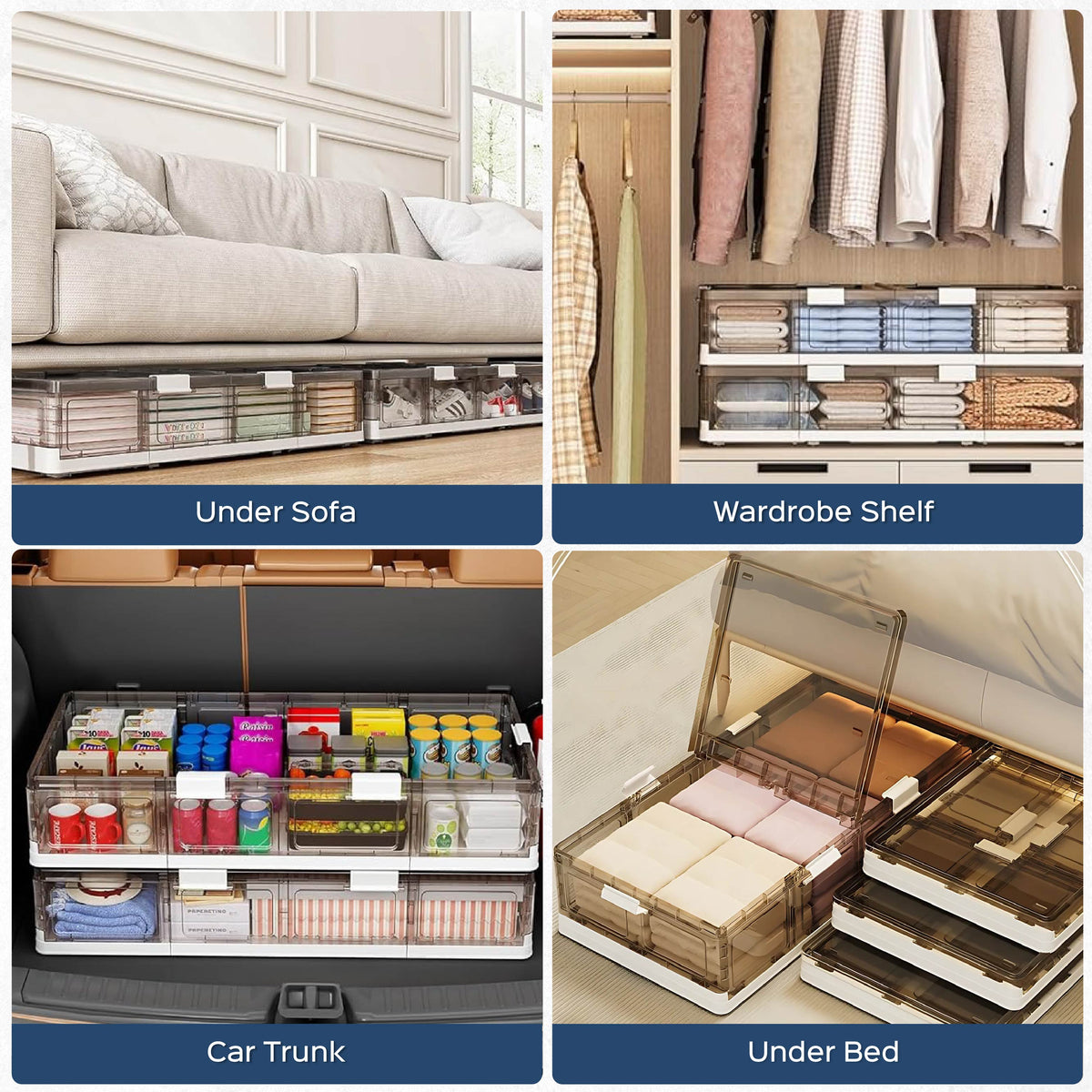 Underbed Rolling Organizer - Homestrap