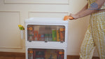 Rolling Utility Multipurpose Cabinet with Wheels