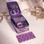 Brocade Jewellery Organizer with 12 Pouches