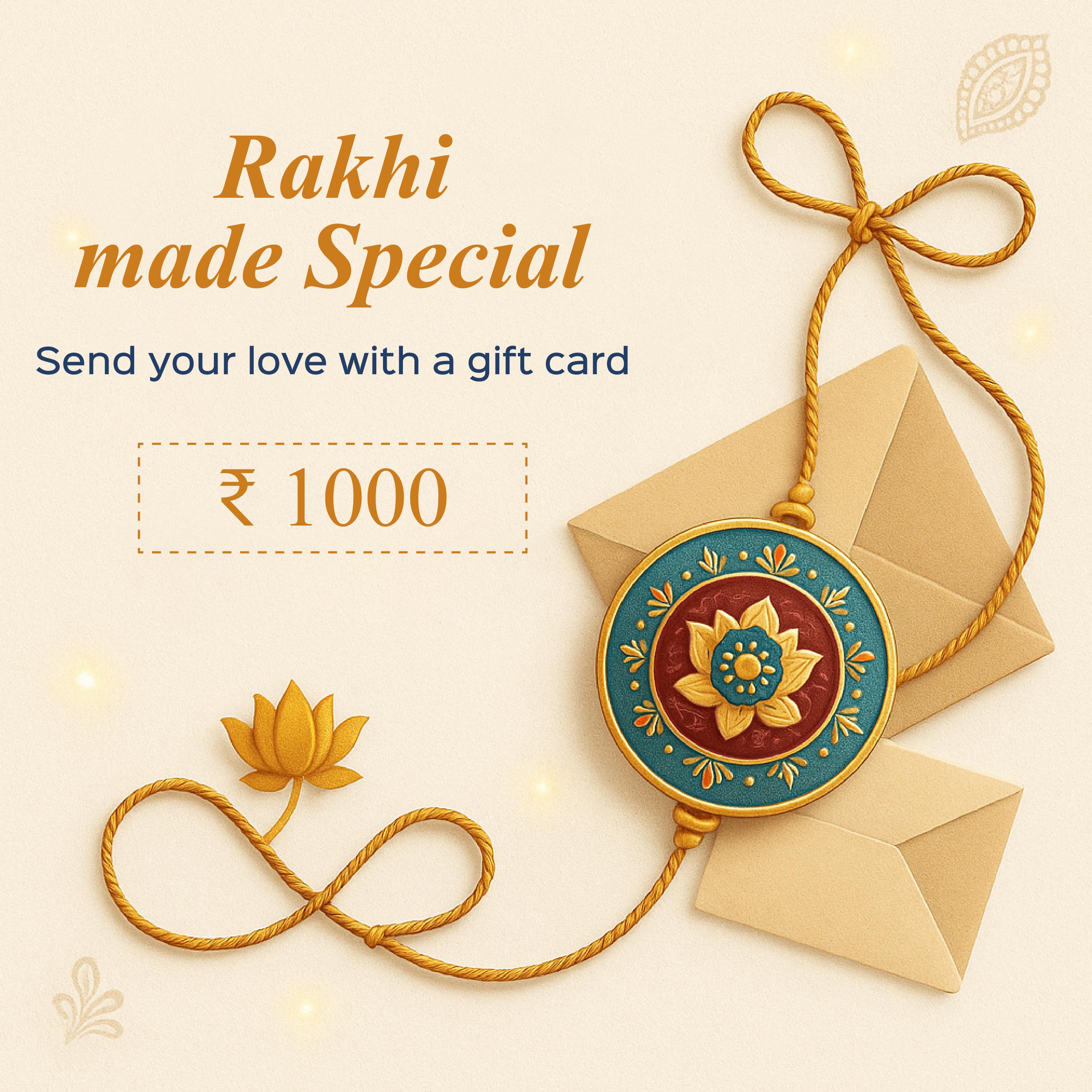 Rakhi Gift Card | Digital E-Gift Voucher