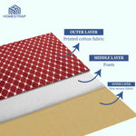 3 layer Cotton Quilted Saree Cover | Clothes Organizer