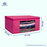 3 layer Cotton Quilted Saree Cover | Clothes Organizer