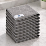 Grey Microfiber Cleaning Cloth Set of 2 - Homestrap