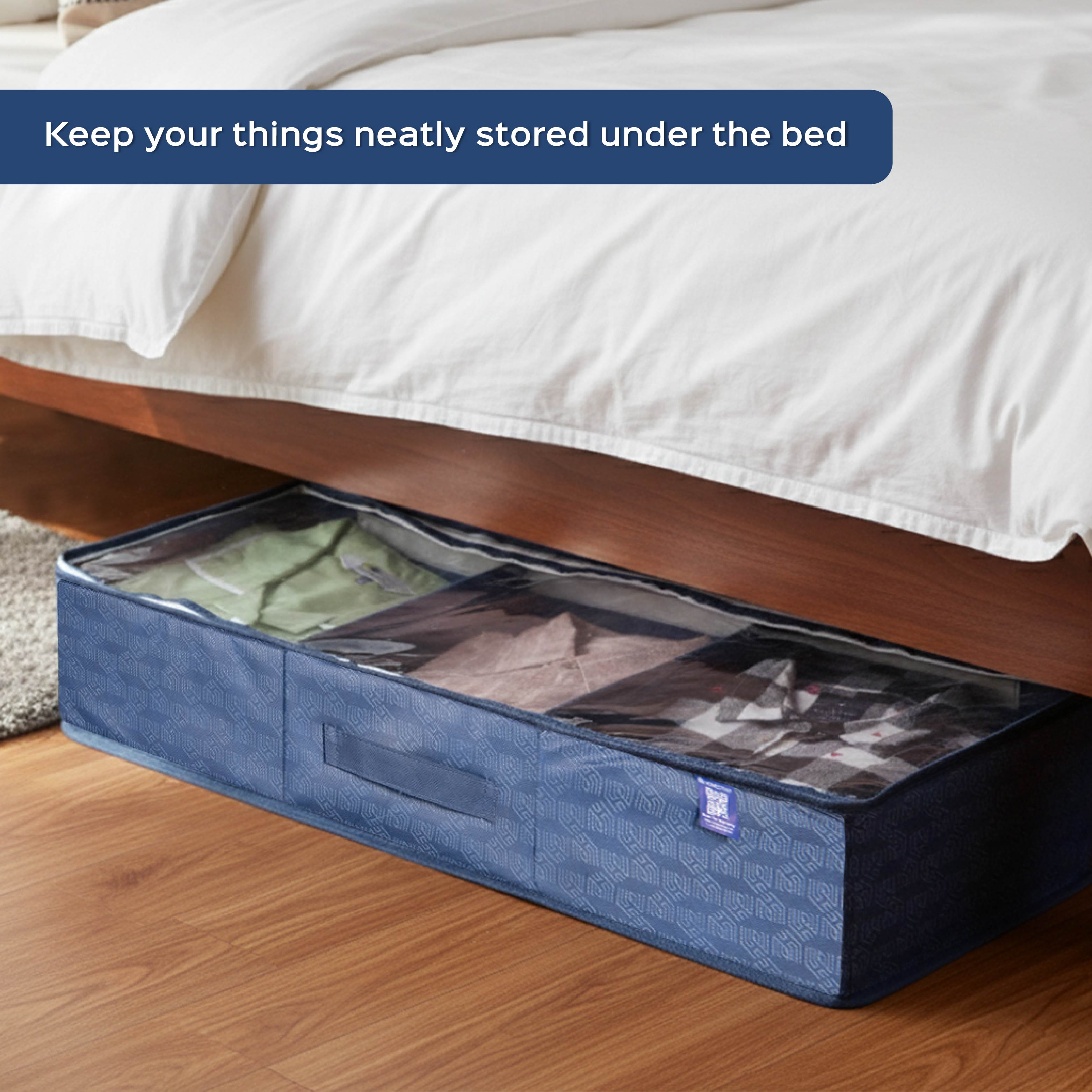 6 Section Underbed Shoe Organizer | Foldable