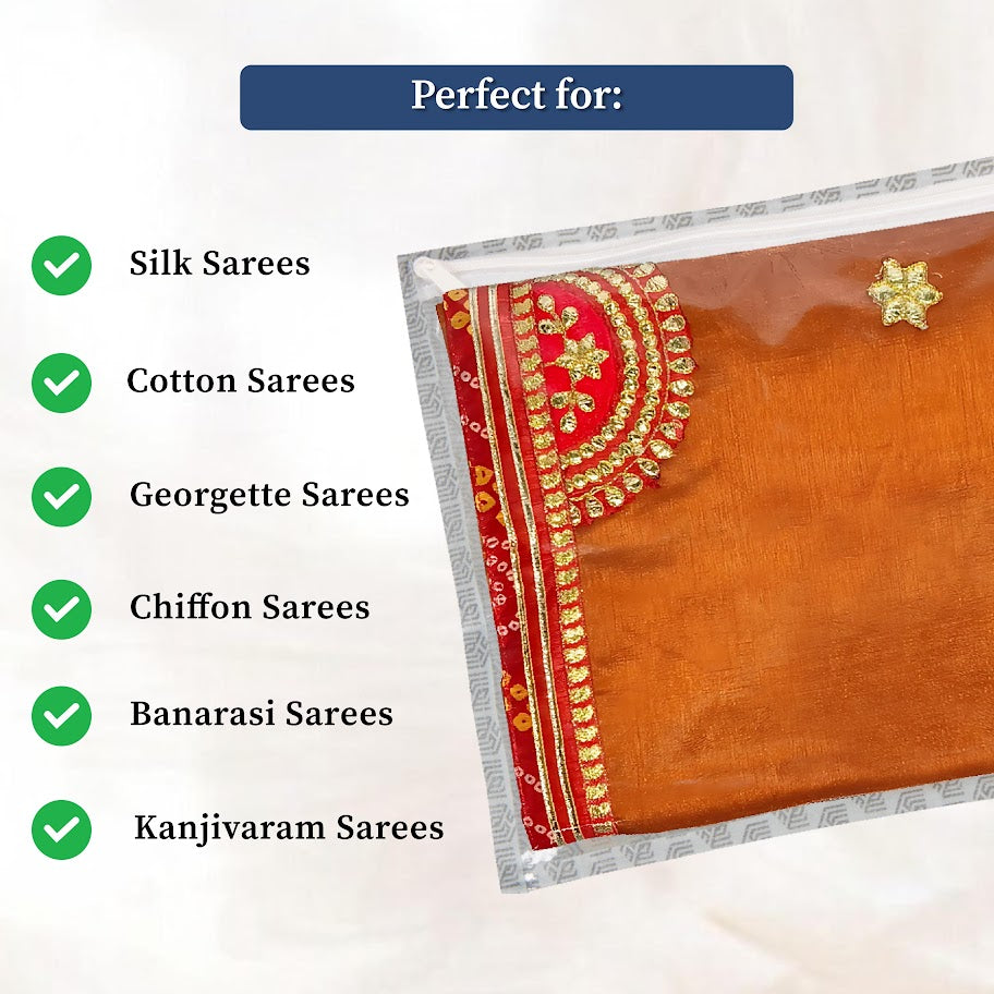 Single Saree Covers, Clothes Storage Bag - Homestrap
