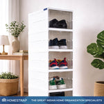 6 Layer Sneaker Pair Box Organizer - Homestrap