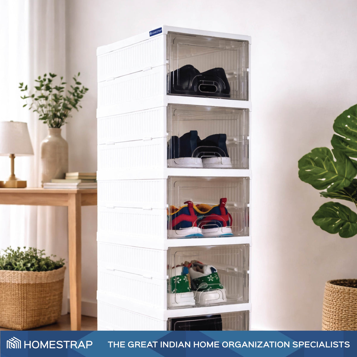 6 Layer Sneaker Pair Box Organizer - Homestrap