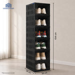 6 Layer Sneaker Pair Box Organizer - Homestrap