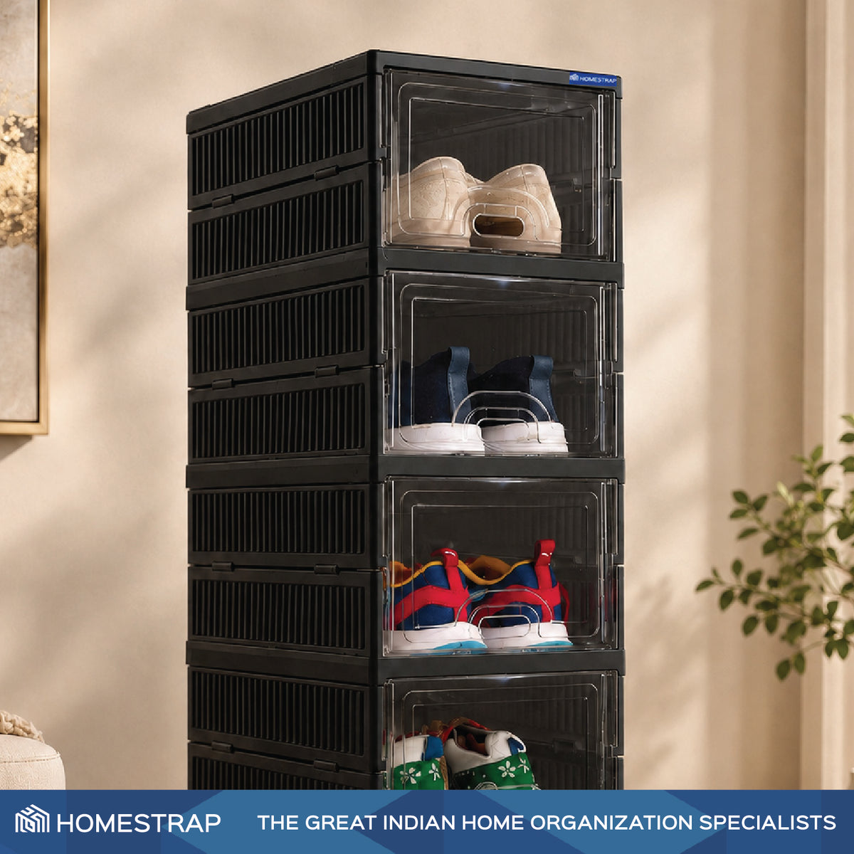 6 Layer Sneaker Pair Box Organizer - Homestrap