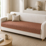 Quilted Velvet Sofa Cover with Lint-Free Fabric - Homestrap