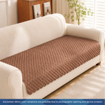 Quilted Velvet Sofa Cover with Lint-Free Fabric - Homestrap