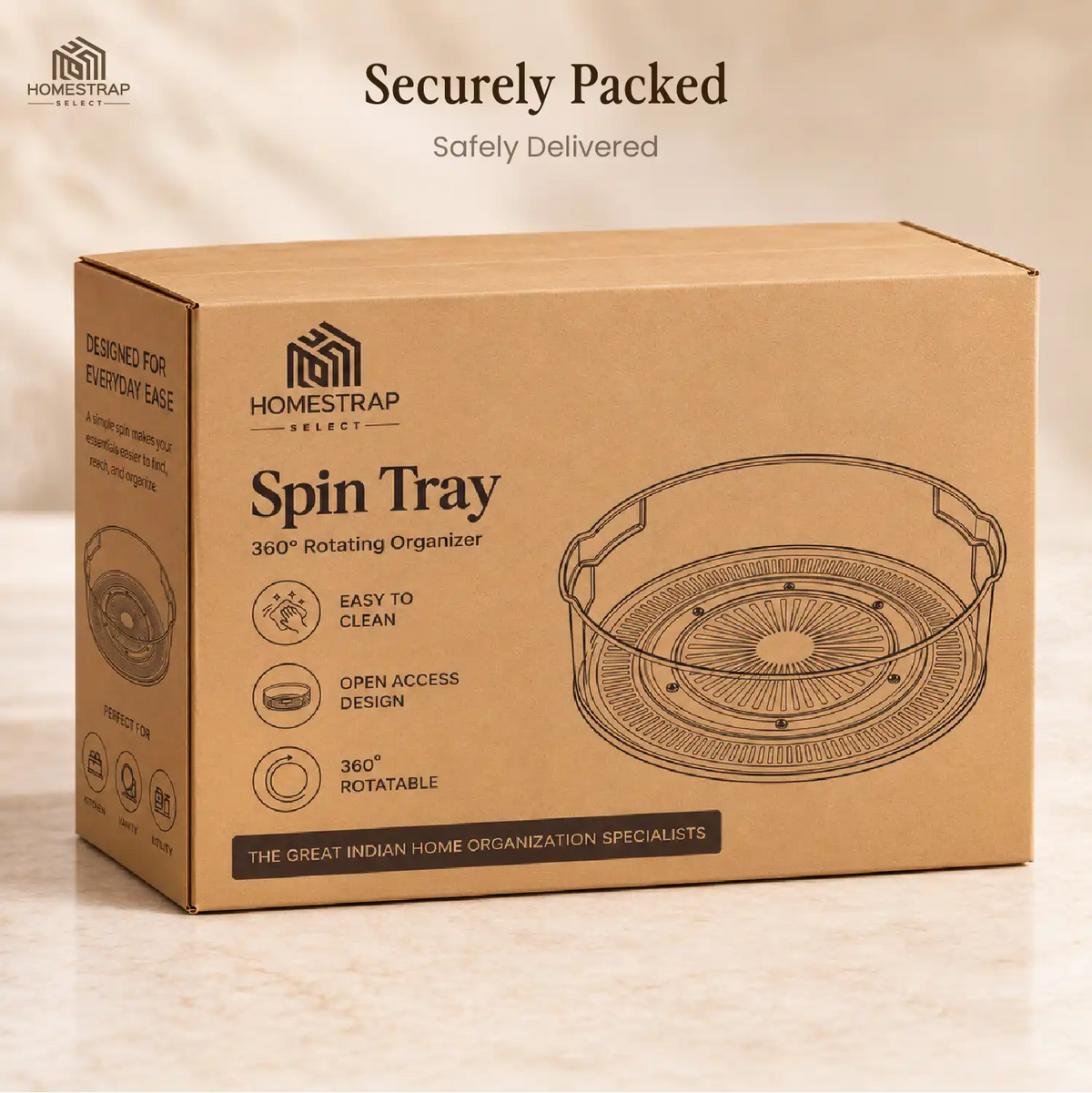 Spin Tray – 360° Rotating Storage Organizer