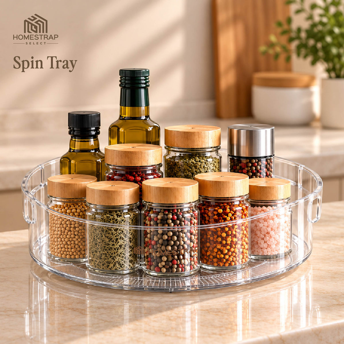 Spin Tray – 360° Rotating Storage Organizer