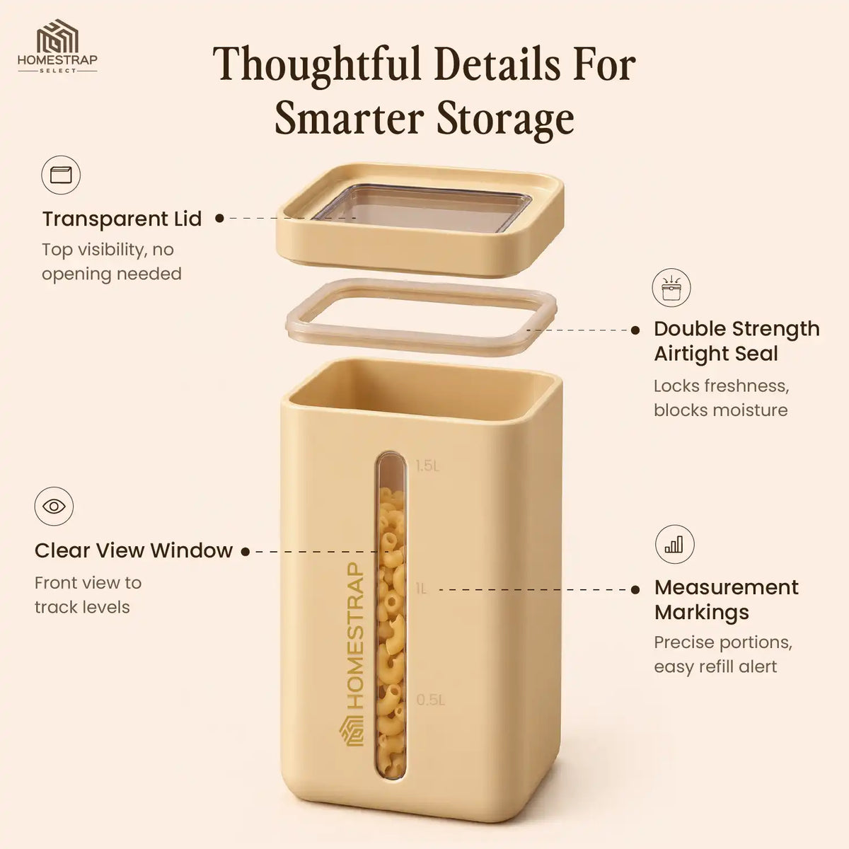 Stack Line – Airtight Canister Set of 3