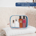 Gulmohar Transparent Toiletry Pouch|Pack of 2