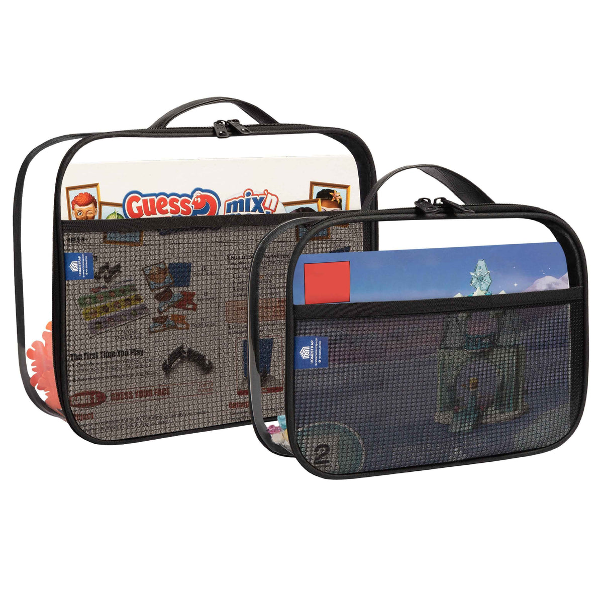 Multi purpose Transparent Toy and Board Game Storage Bags