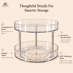 Twin Tier Spin – 2-Tier Rotating Organizer