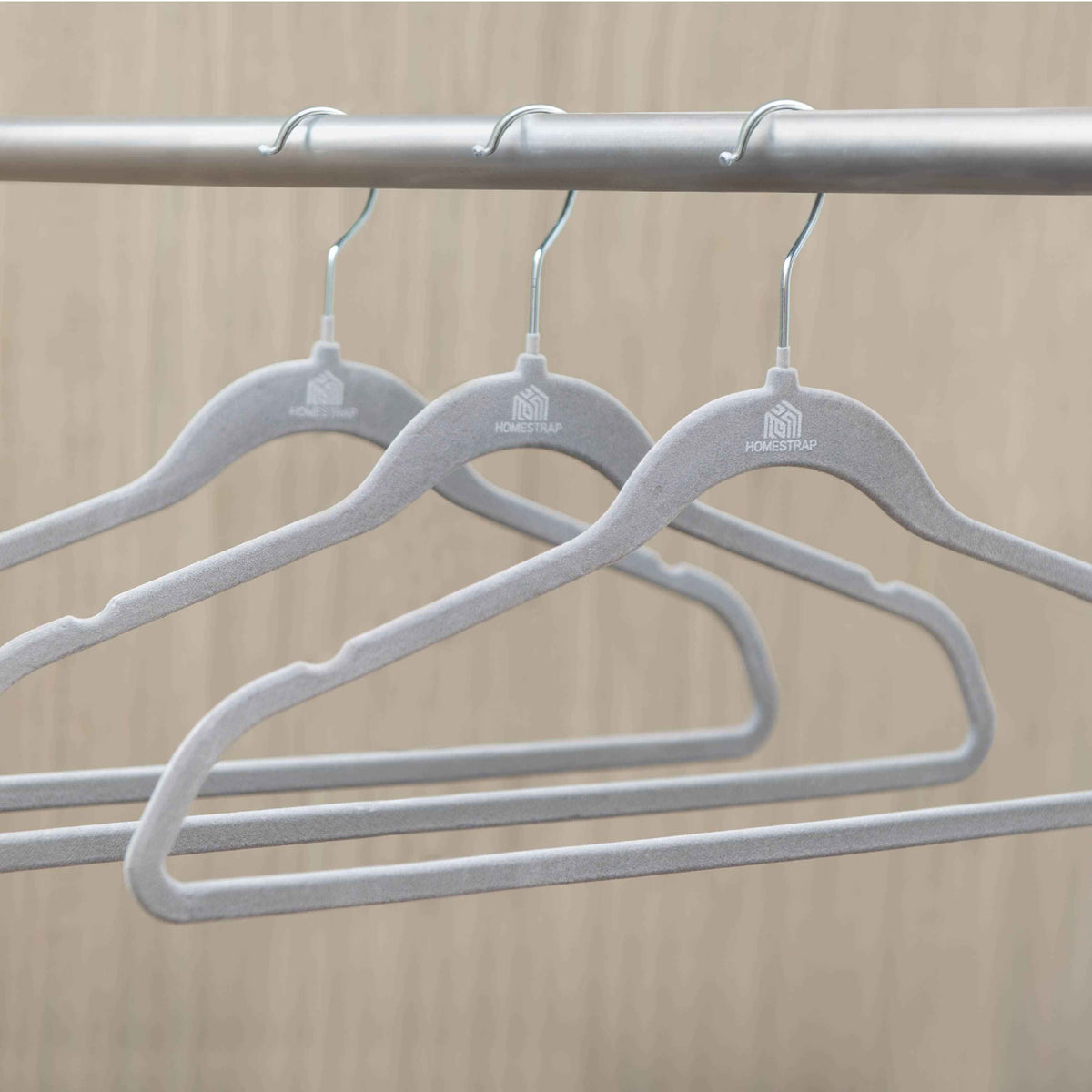 Velvet Anti-Slip Grey Hanger