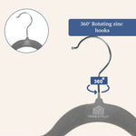 Velvet Anti-Slip Grey Hanger - Homestrap