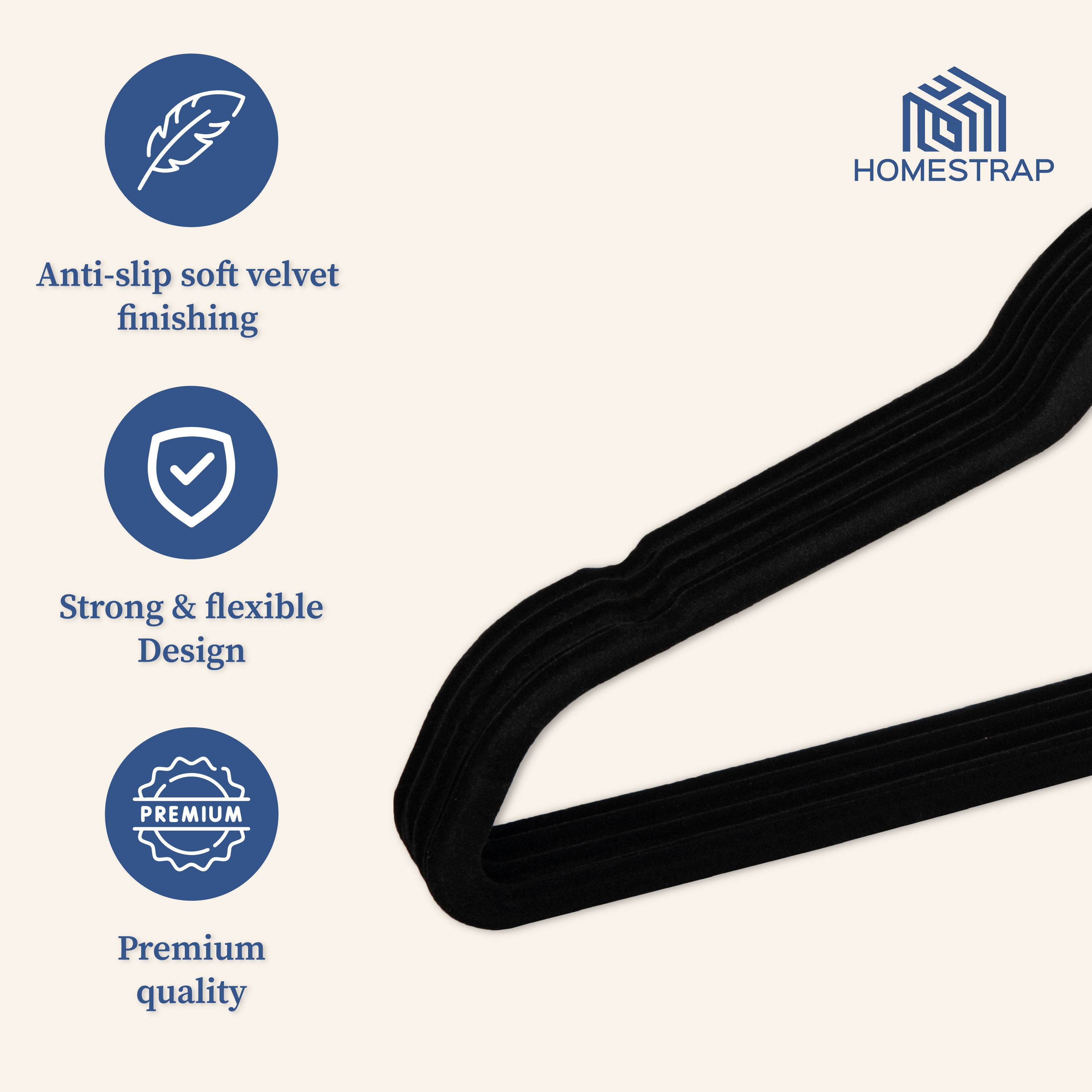 Velvet Anti-Slip Hanger | Ultra Thin Velvet Hanger