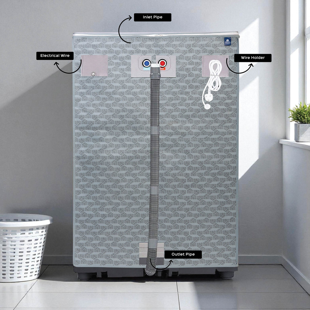 Top Load Washing Machine Cover - Homestrap