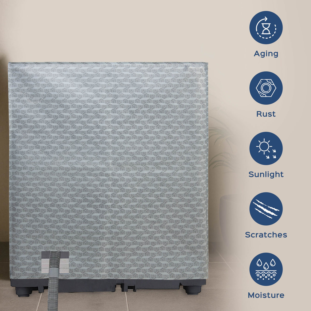 Semi Automatic Washing Machine Cover - Homestrap