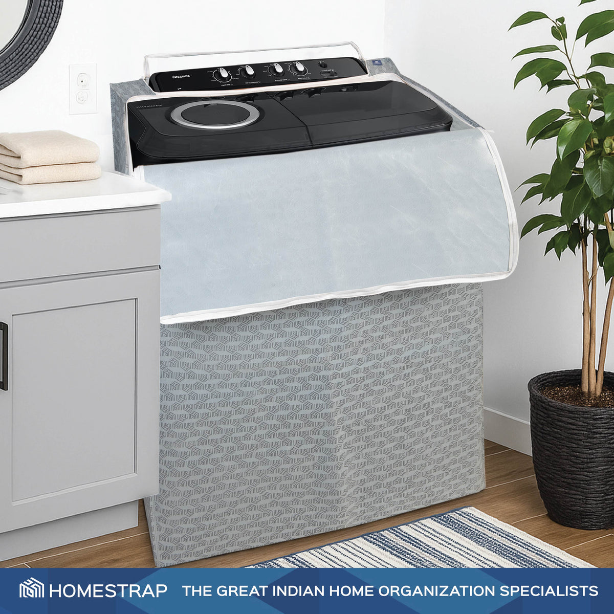 Semi Automatic Washing Machine Cover - Homestrap