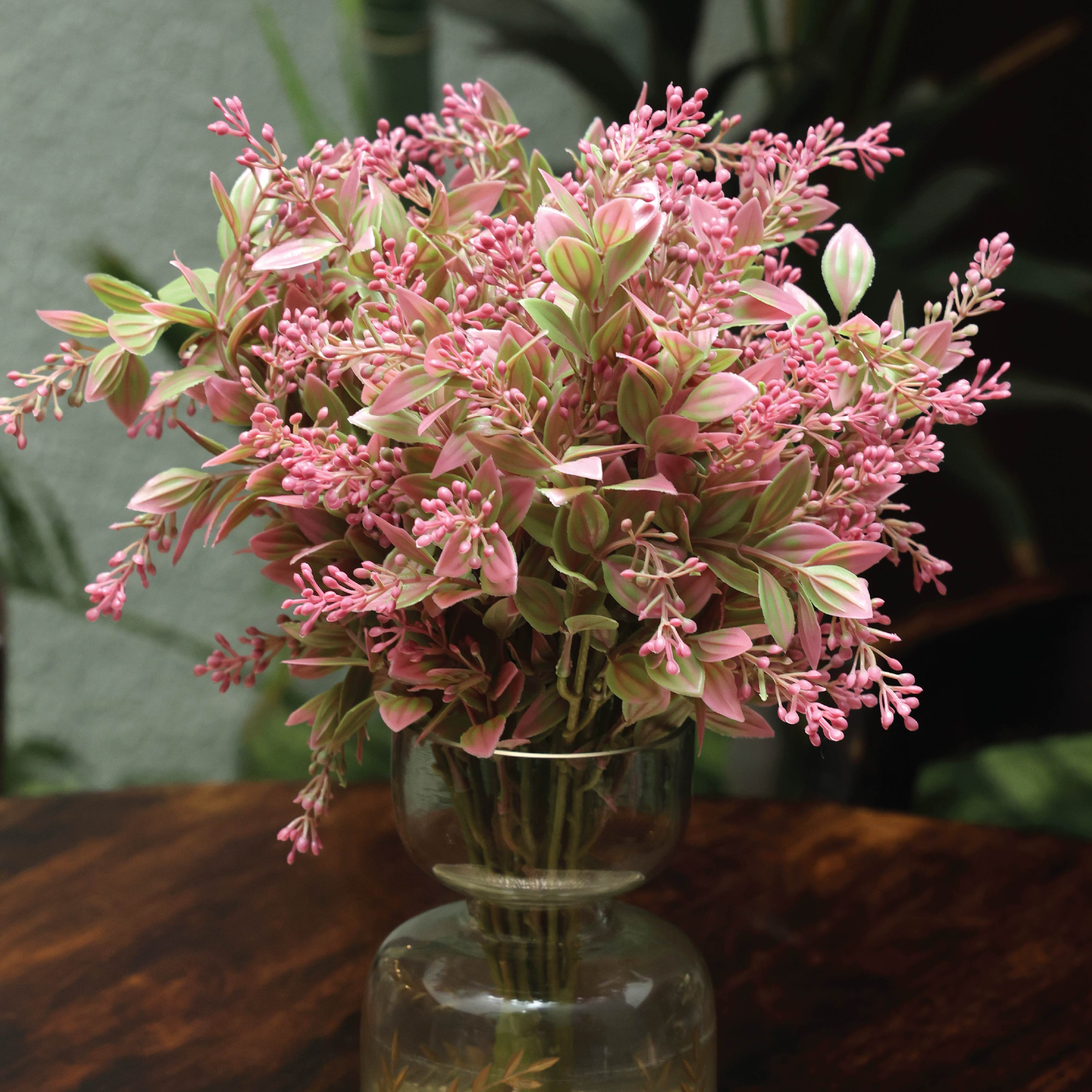 Sokai Buxus Style Decorative Flower Bunch - Set of 3