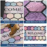 Welcome Door Mat for Home Set of 2