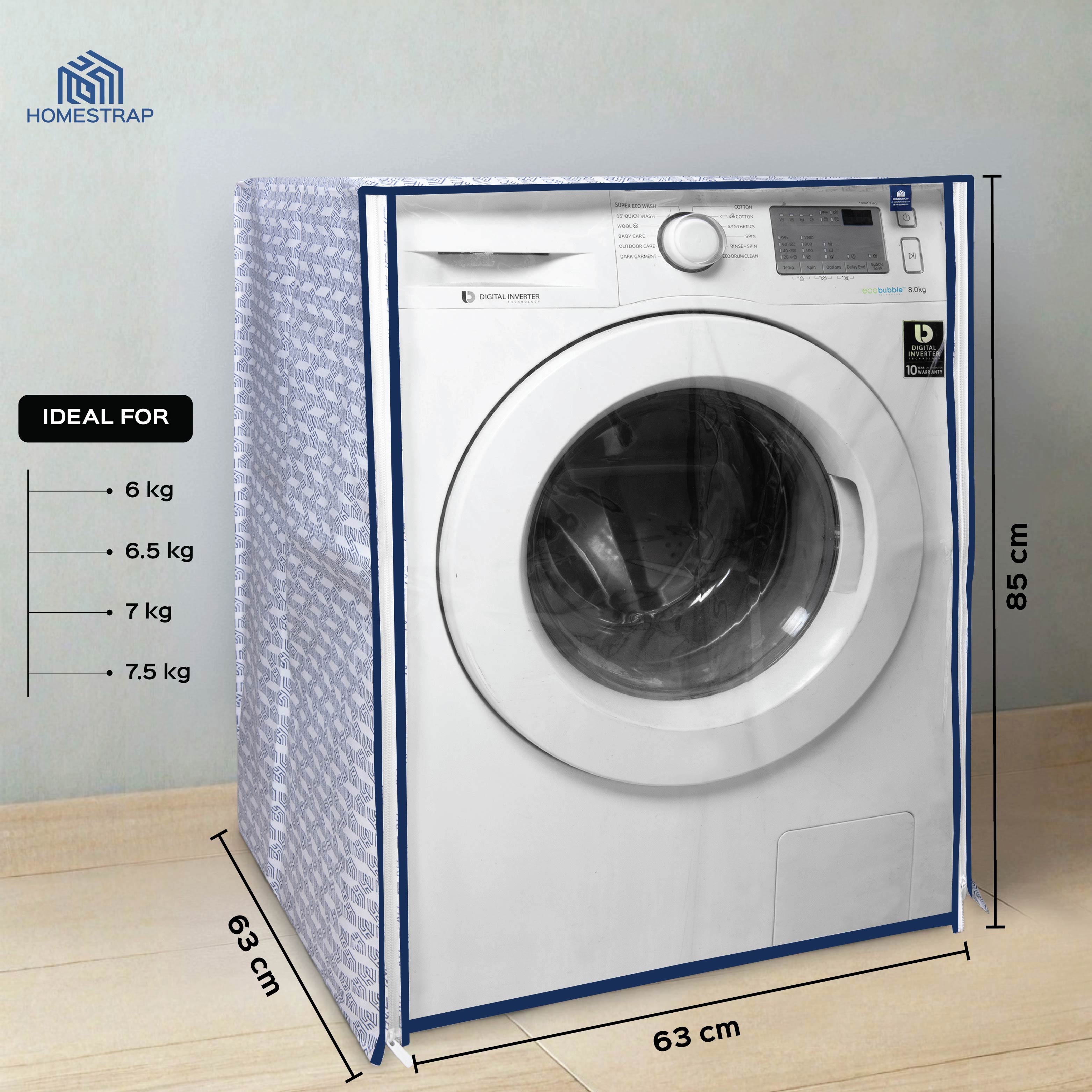 Front Load Washing Machine Cover