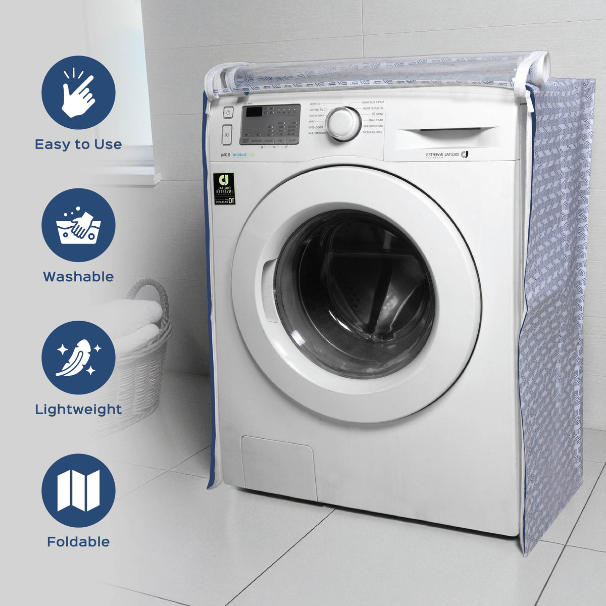 Front Load Washing Machine Cover - Homestrap