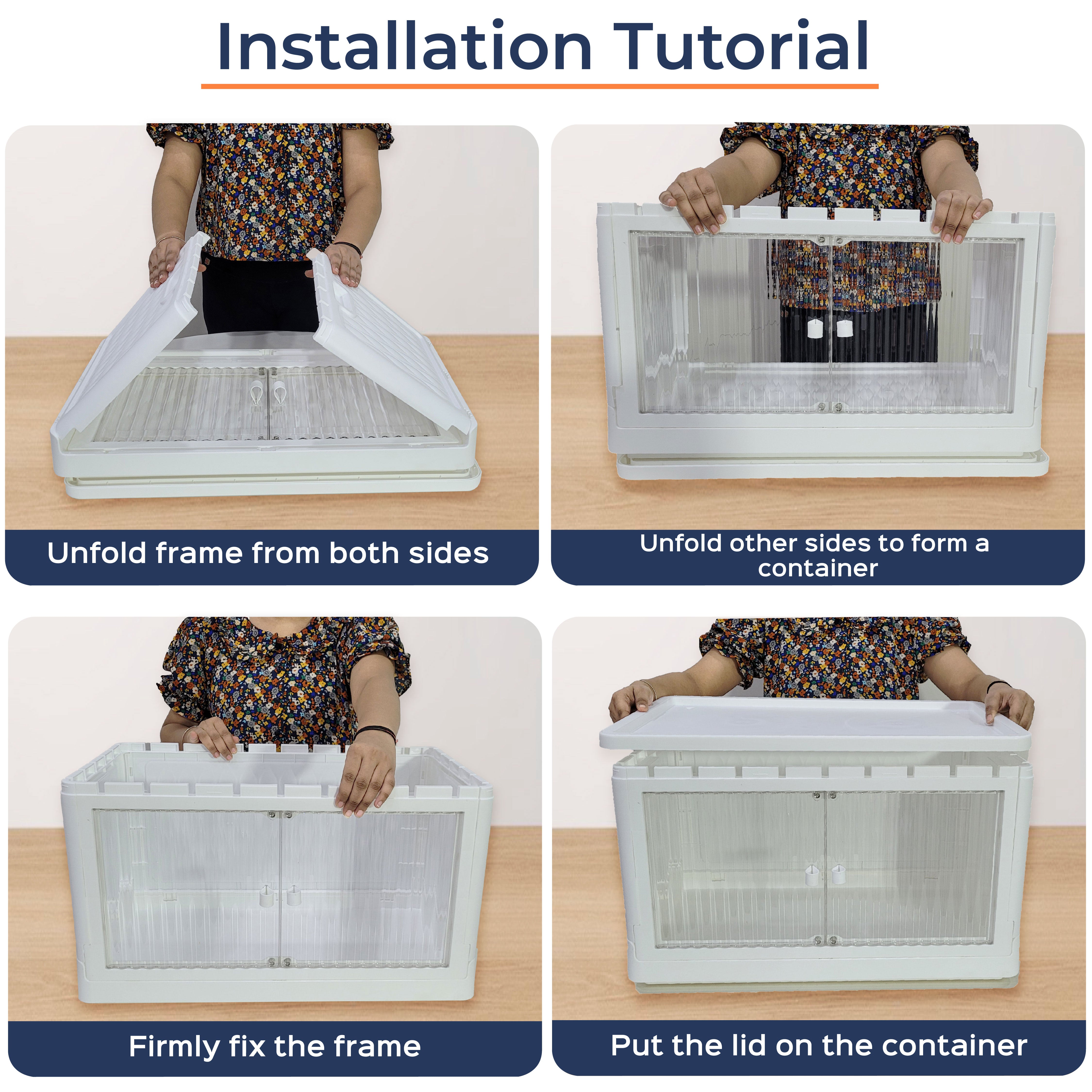 Rollin Stacker / Foldable Storage Box (Large)