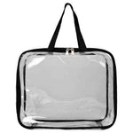 Transparent Clothes organizer with Handle and Zipper
