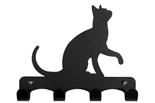 Cat Shape Wall Mounted Metal Hook