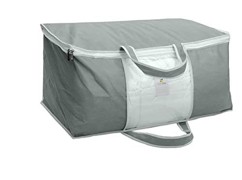 Underbed Organizer | Blanket, Pillow Storage Bag | Front Handle