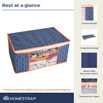 Printed Saree Cover | Clothes Storage Bag - Homestrap