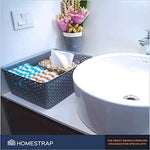 Set Of 3, Plastic Storage Organizers | Baskets With Lid