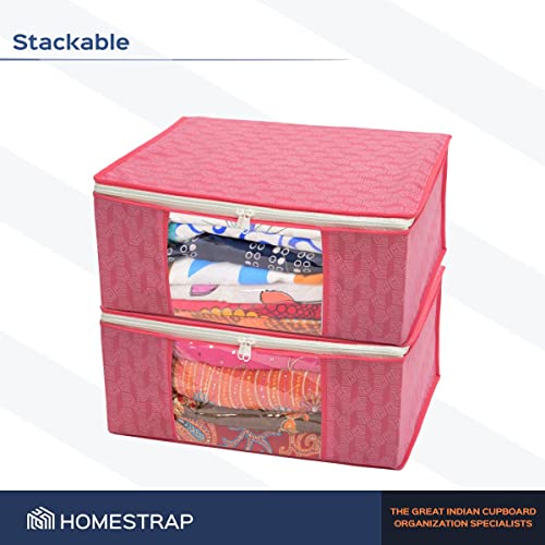 Printed Saree Cover | Clothes Storage Bag - Homestrap