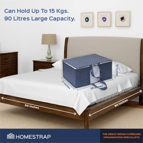 Underbed Organizer | Blanket, Pillow Storage Bag - Homestrap