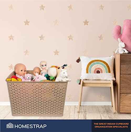 Set Of 3, Plastic Storage Organizers | Baskets With Lid
