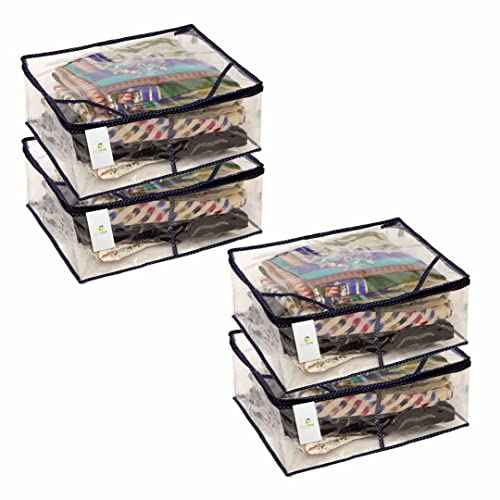 Transparent Plastic Saree Cover for Neat Storage