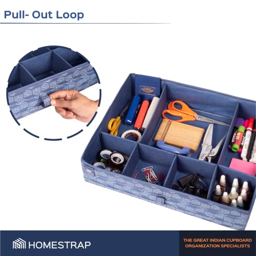 Multipurpose Foldable Drawer Organizer With 7 Compartments